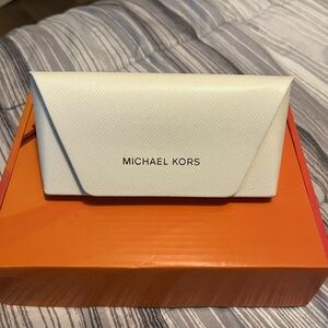 Michael Kors Cream Sunglasses Case